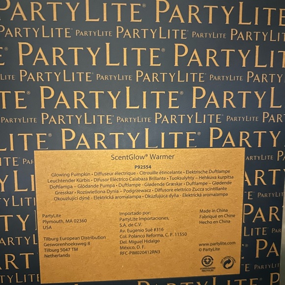 PartyLite Glowing Pumpkin - Picture 2 of 3